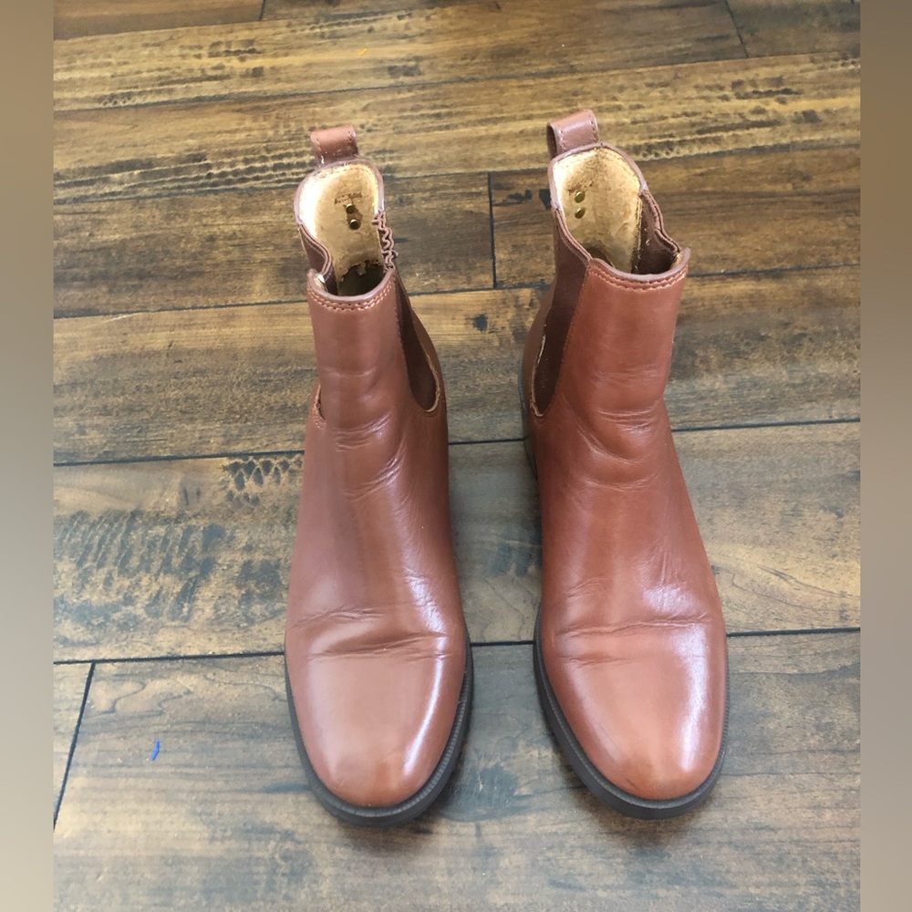 Coach Clinton Brown Leather Boots